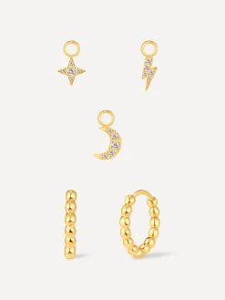 Lunar Sparkle Ohrring-Charm