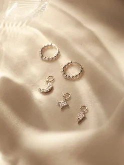Lunar Sparkle Ohrring-Charm