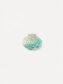 Lustrous Shell Blue Haarklammer