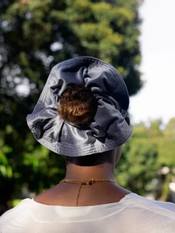 Luxe Velvet Blue Scrunchie
