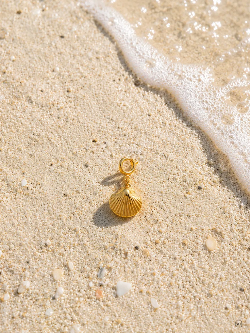 Mermaid Shell Ketten-Charm