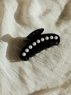 Midnight Pearl Haarklammer Black