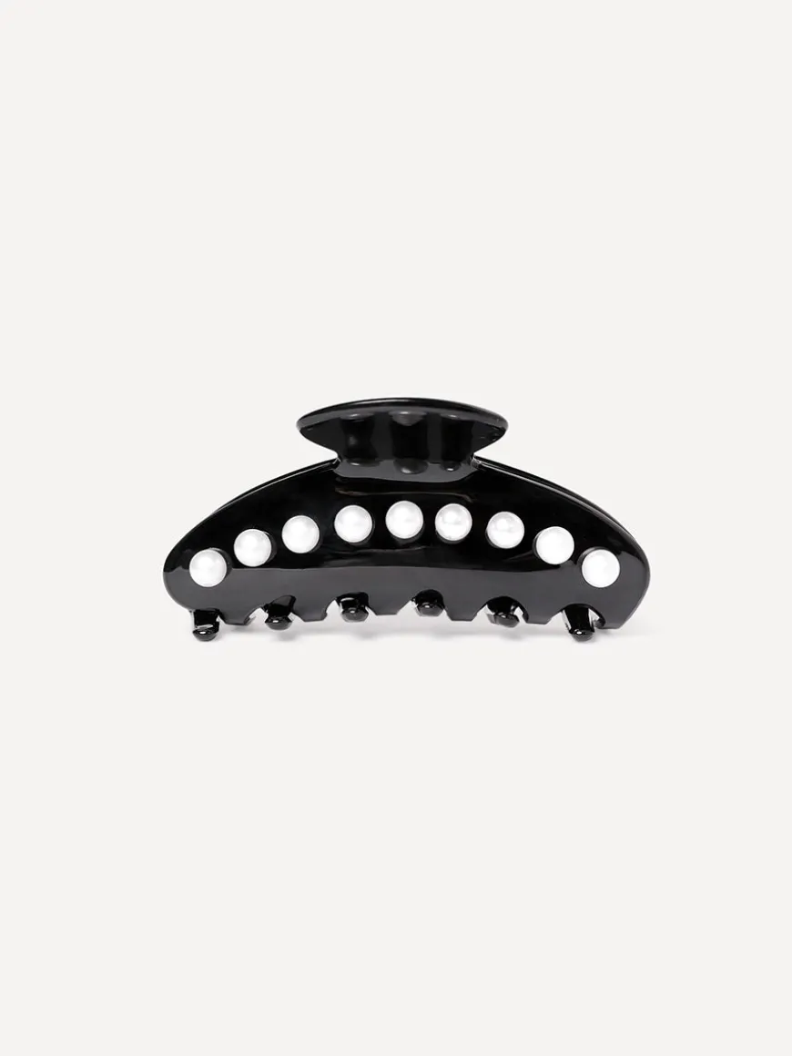 Midnight Pearl Haarklammer Black