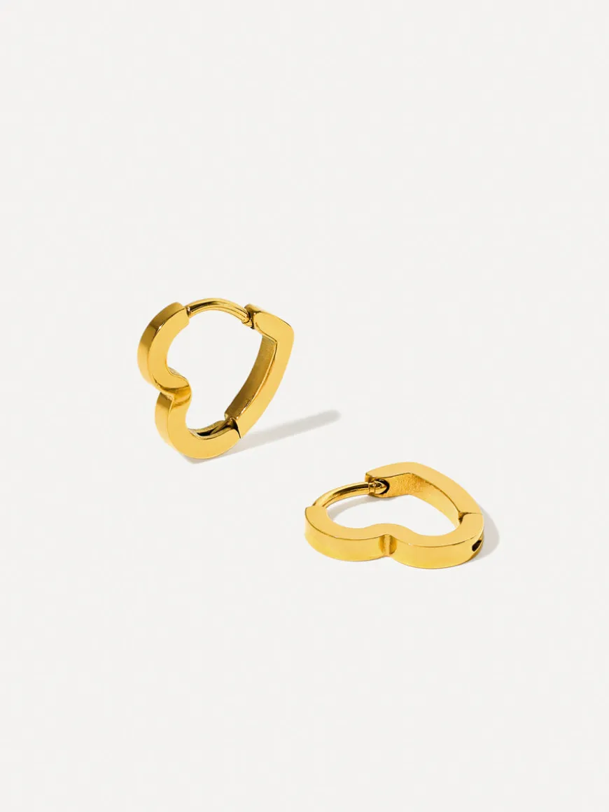 Minimalist Heart Ohrringe
