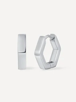 Minimalist Hexagon Ohrringe