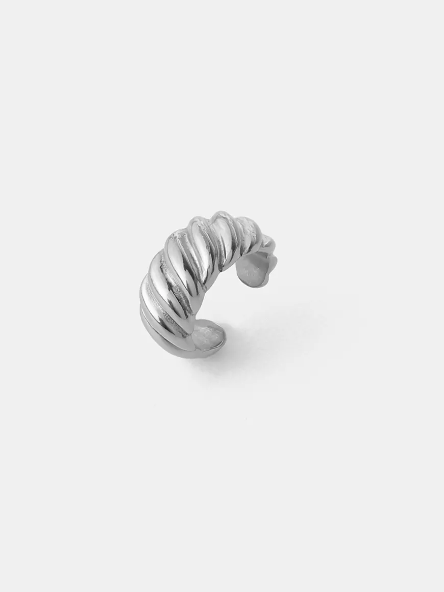 Minimal Spiral Earcuff