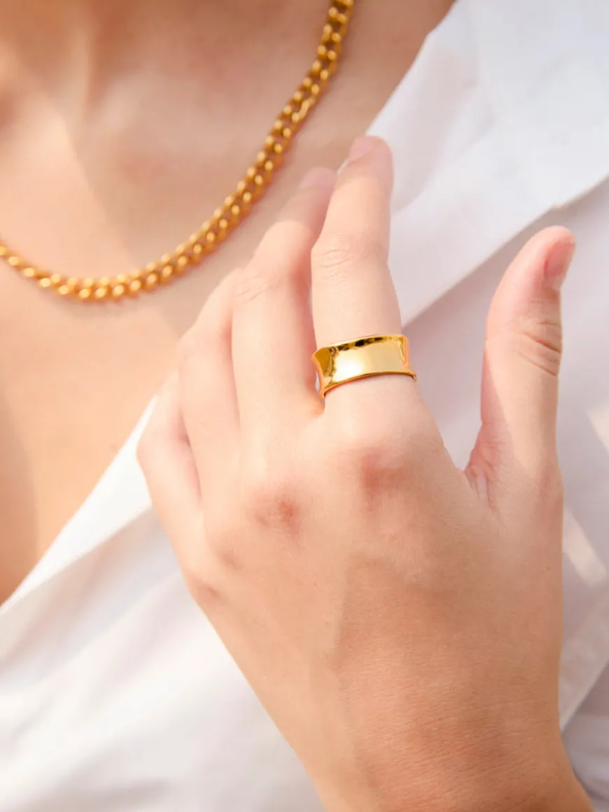 Mirror Arc Ring