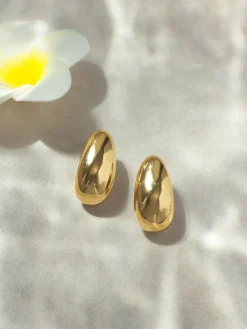 Mirrored Teardrop Ohrringe