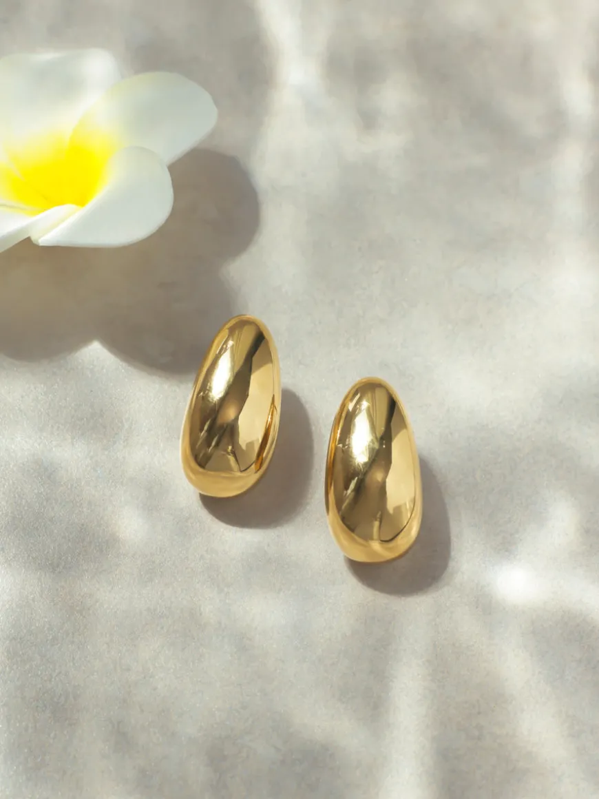 Mirrored Teardrop Ohrringe
