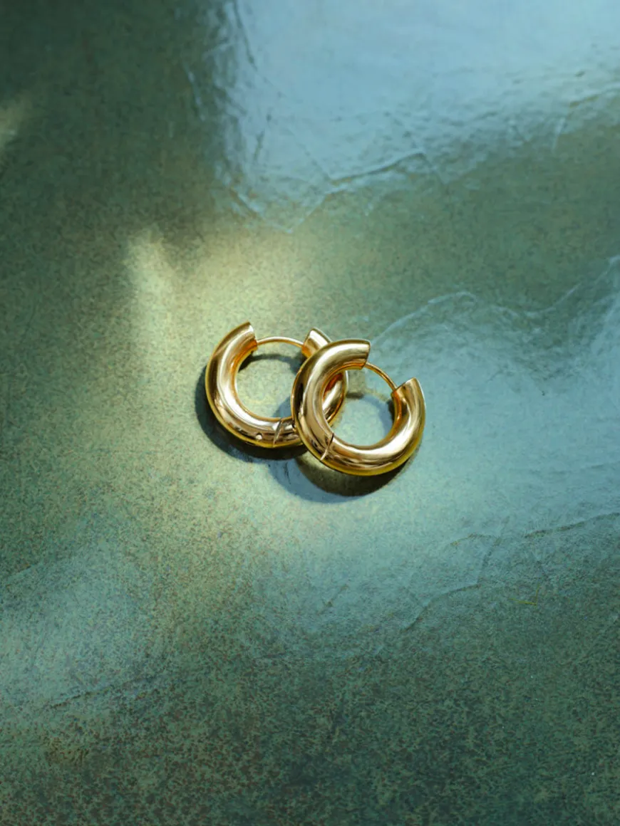 22mm Chunky Hoop Ohrringe