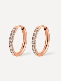 16mm CRYSTALIZED SHINE HOOP Ohrringe