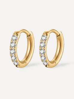12mm CRYSTALIZED SHINE HOOP SMALL Ohrringe