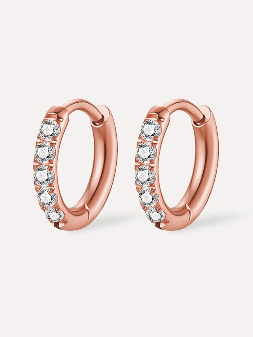 12mm CRYSTALIZED SHINE HOOP SMALL Ohrringe