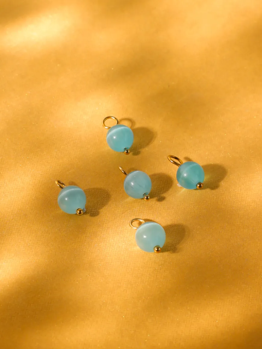 7,7mm Dreamy Sea Ohrring-Charm