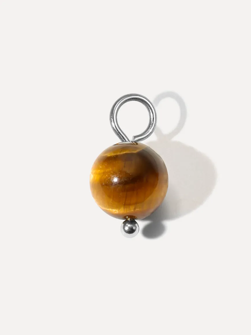 8,4mm Earth Tone Ohrring-Charm