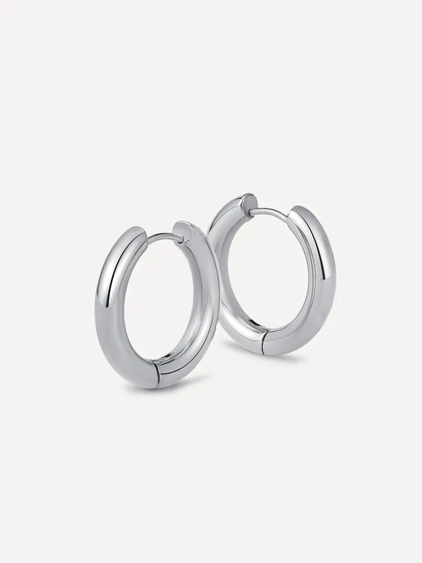 24mm GLOSSY HOOPS Medium Ohrringe