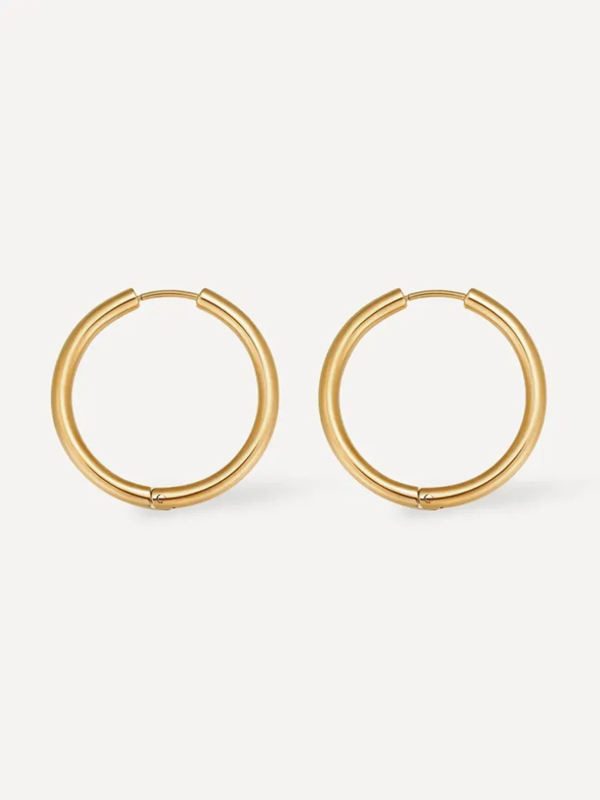 30mm GLOSSY HOOPS OHRRINGE