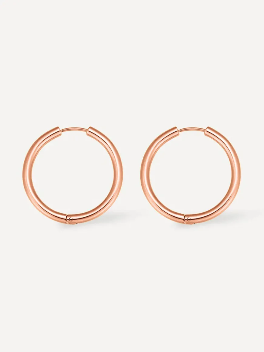 30mm GLOSSY HOOPS OHRRINGE