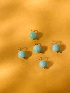 8,4mm Lake Green Ohrring-Charm