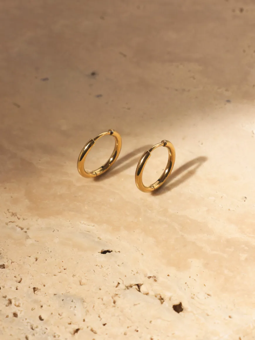 16mm Minimal Hoop Ohrringe