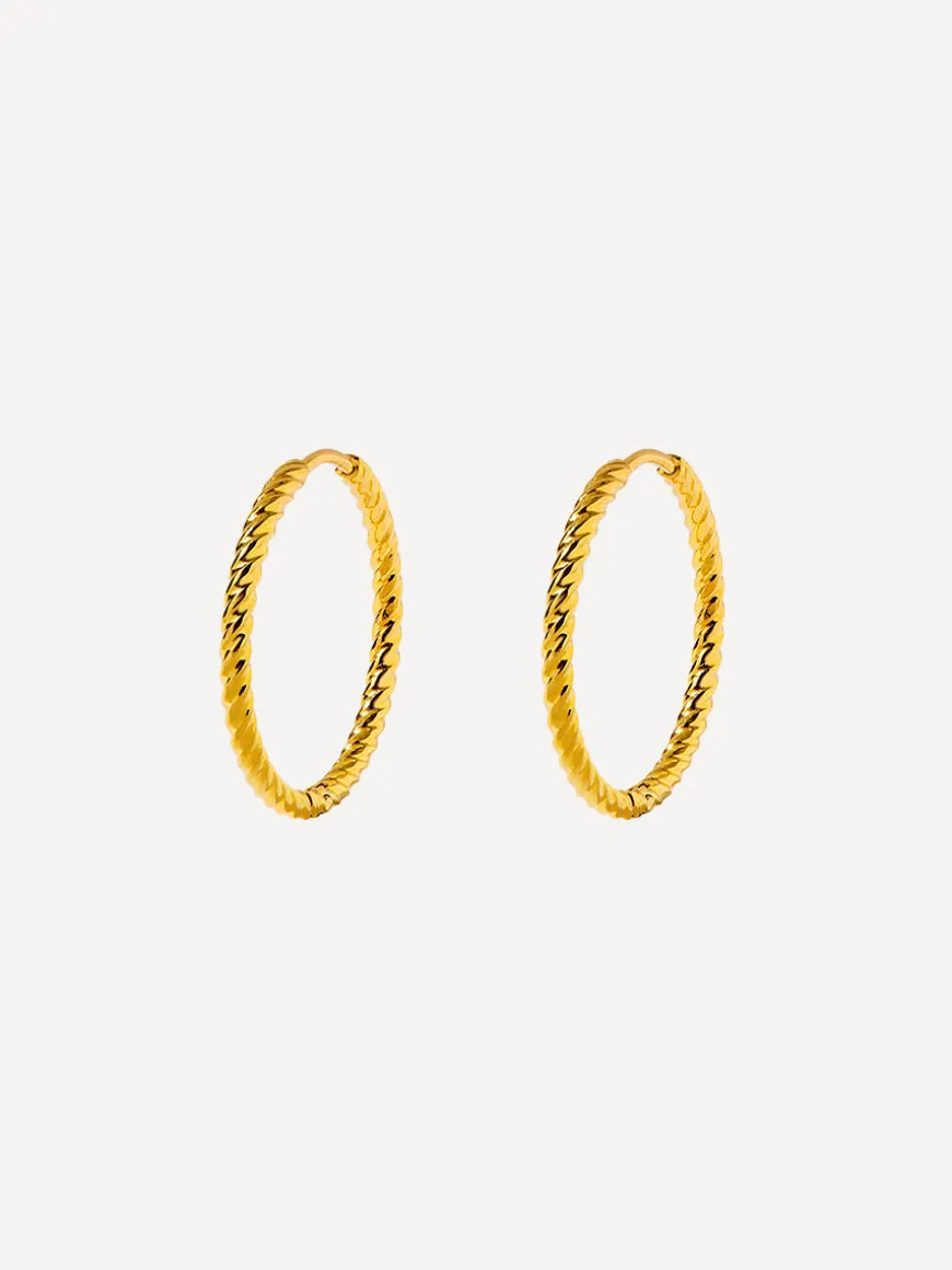 23mm Modern Twist Medium Ohrringe