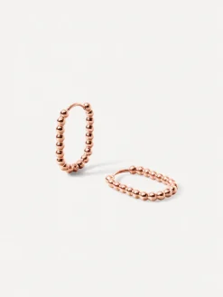 19mm Oval Bubble Ohrringe