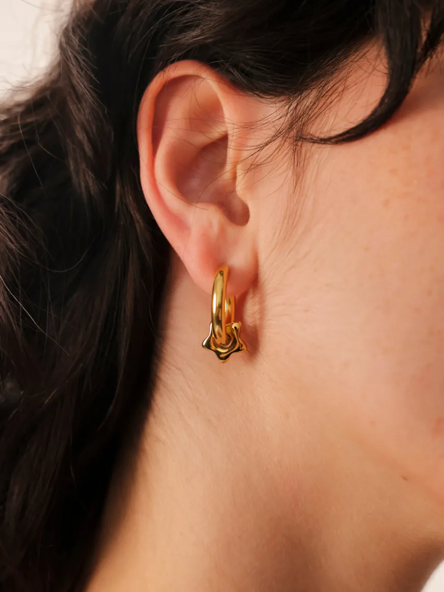 13,2mm Silent Star Ohrring-Charm