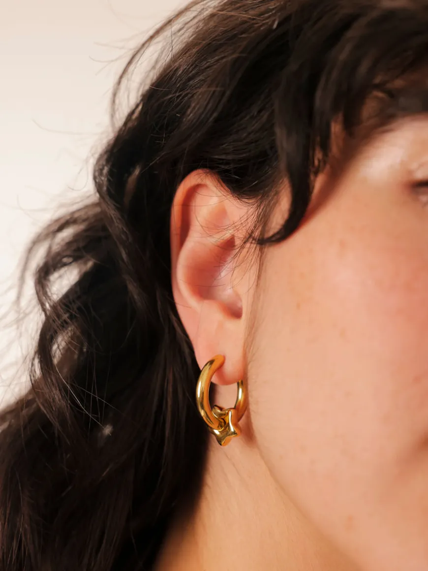 13,2mm Silent Star Ohrring-Charm