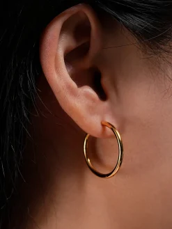 24mm SLIM HOOP MEDIUM OHRRINGE