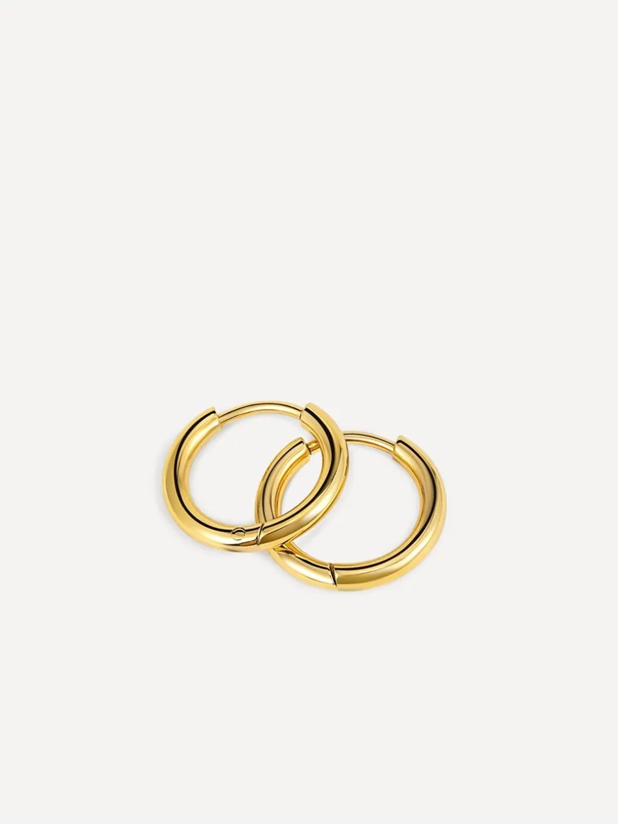 14mm SLIM HOOP Small Ohrringe