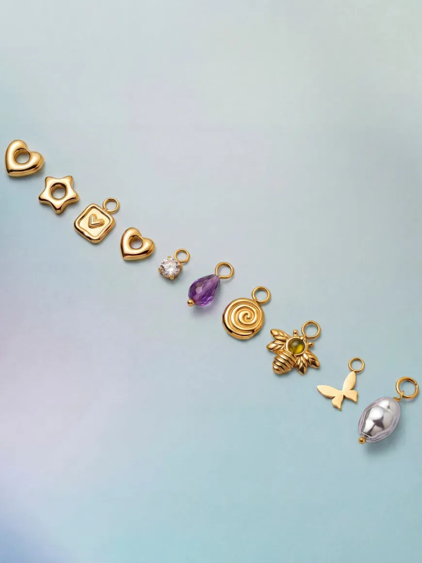 10,3mm Spiral Glow Ohrring-Charm
