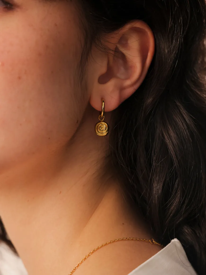 10,3mm Spiral Glow Ohrring-Charm