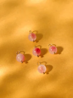 8,4mm Strawberry Pink Ohrring-Charm