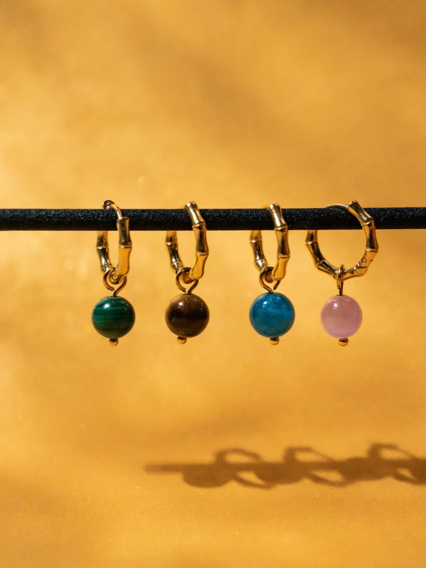 8mm Verdant Elegance Ohrring-Charm