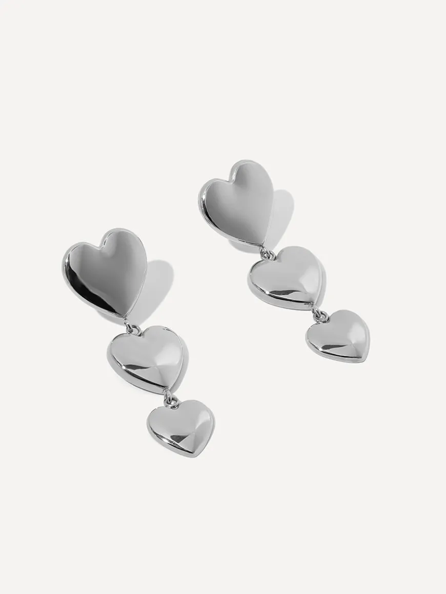 Modern Heart Ohrringe