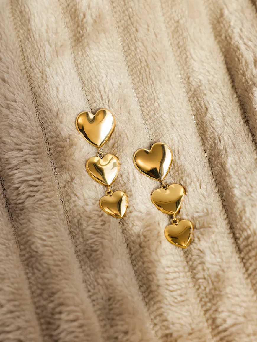 Modern Heart Ohrringe