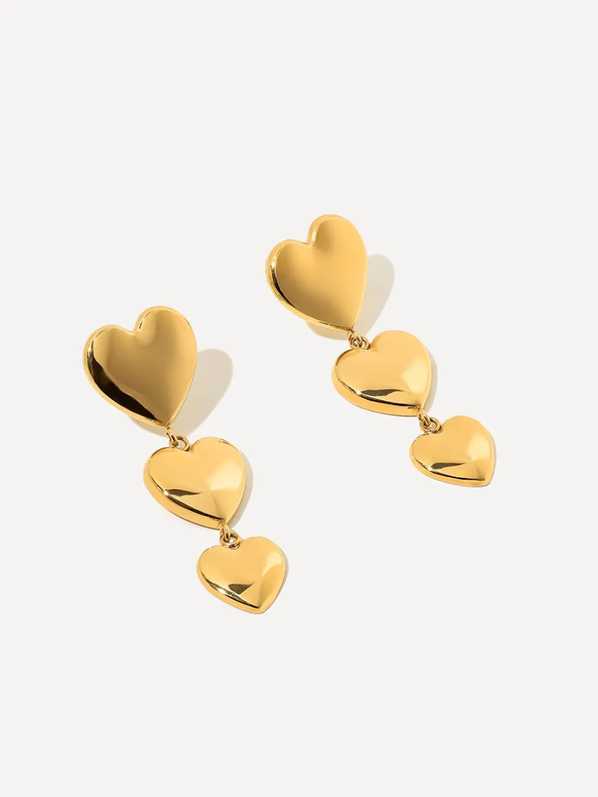 Modern Heart Ohrringe