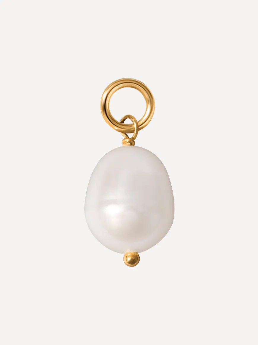 Modern Pearl Ohrring-Charm