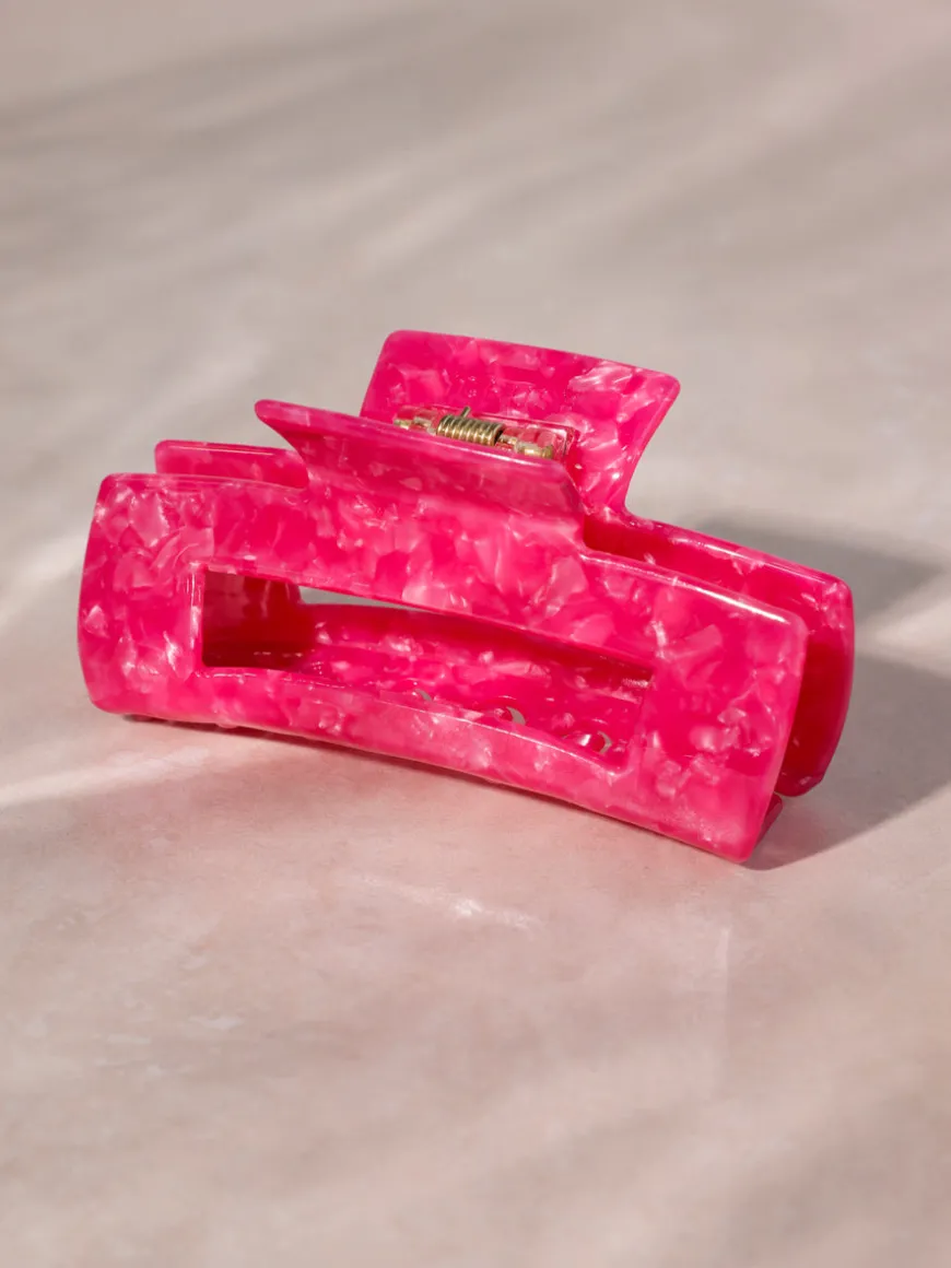 Modern Style Haarklammer Berry Pink