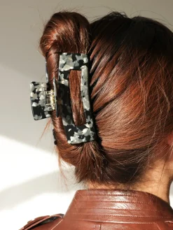 Modern Style Haarklammer Black-grey