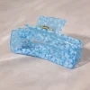 Modern Style Haarklammer Blue Floral