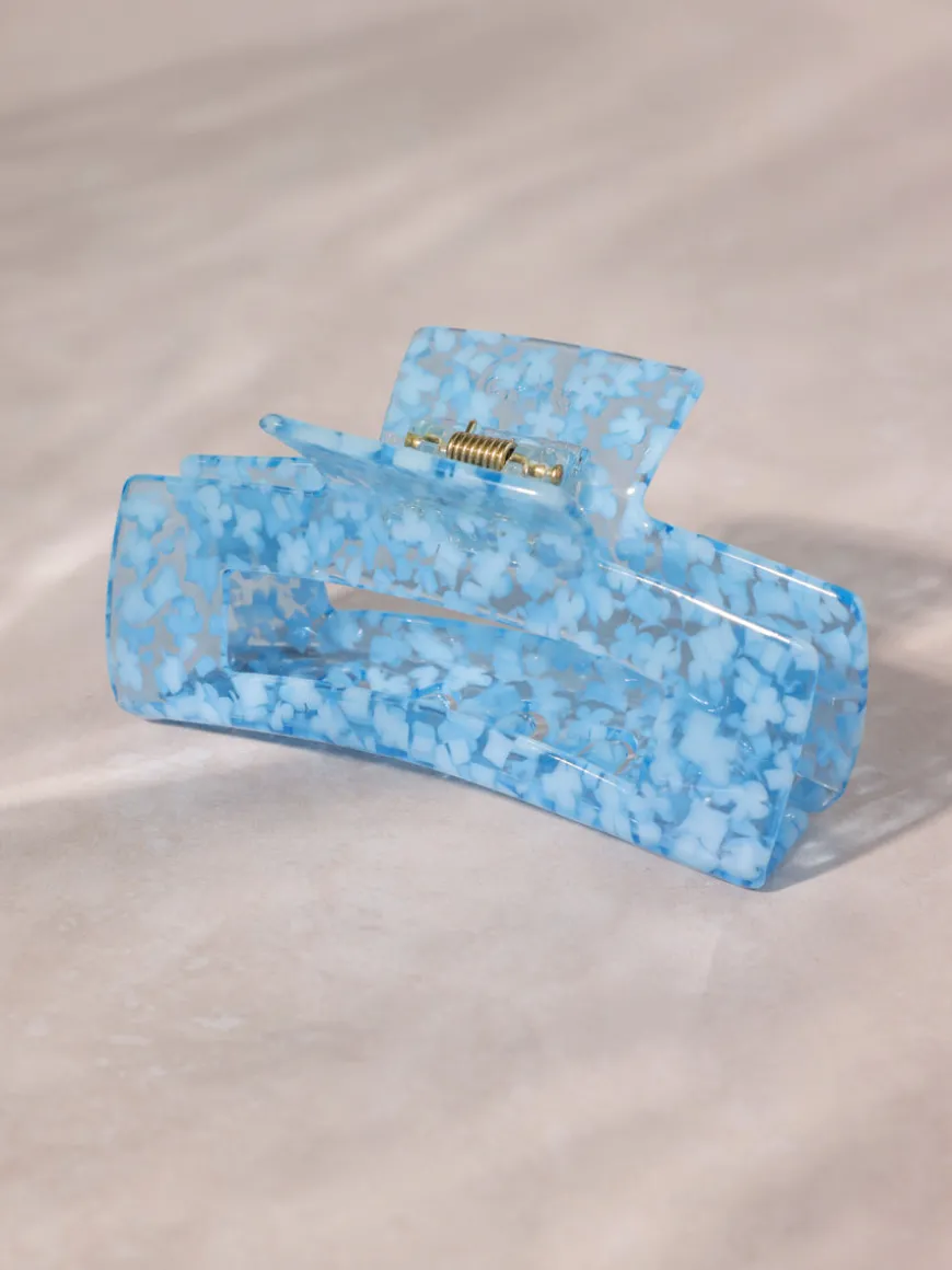 Modern Style Haarklammer Blue Floral