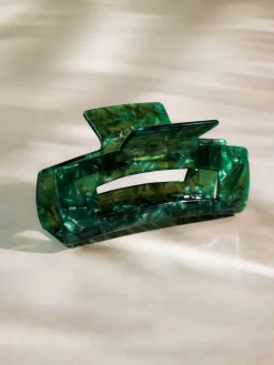 Modern Style Haarklammer Dark Green