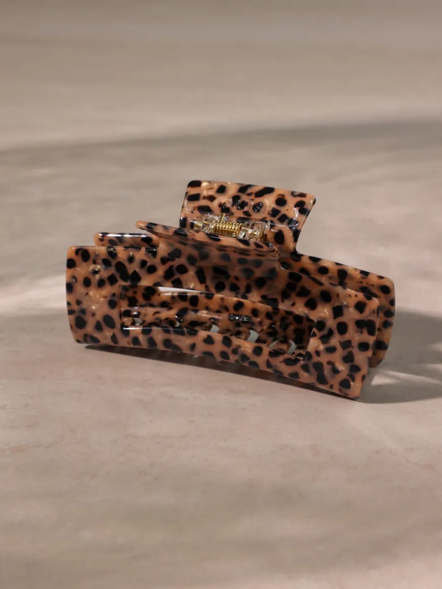 Modern Style Haarklammer Leopard