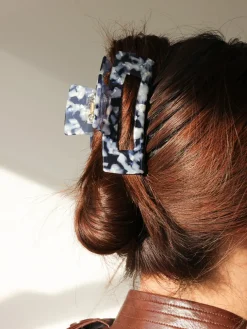 Modern Style Haarklammer Navy Blue