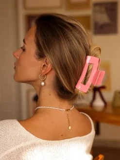 Modern Style Haarklammer Pink