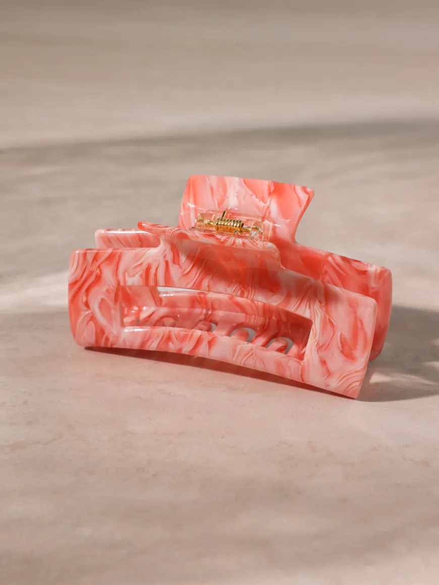 Modern Style Haarklammer Pink-orange