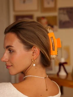 Modern Style Haarklammer Pure Orange