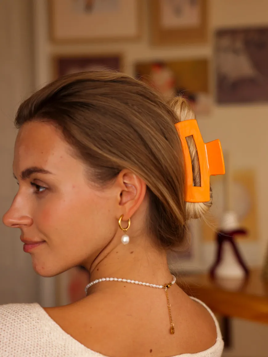 Modern Style Haarklammer Pure Orange