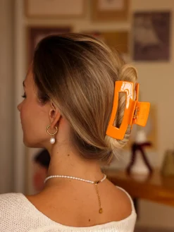 Modern Style Haarklammer Pure Orange